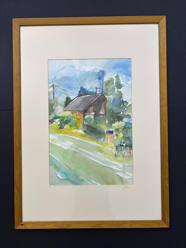 Aquarell gemälde - (?),